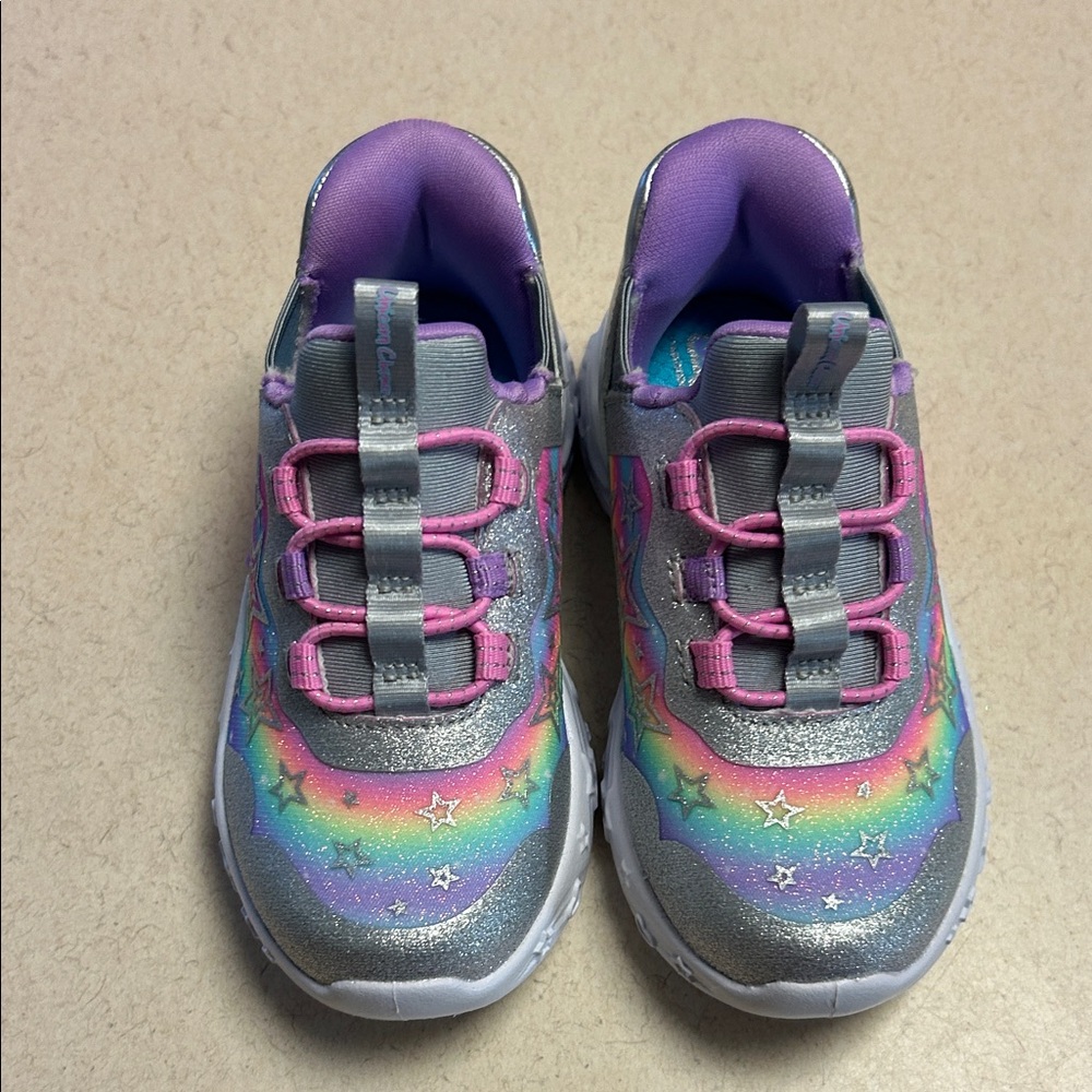 Skechers Kids Glittery Rainbow Sneakers